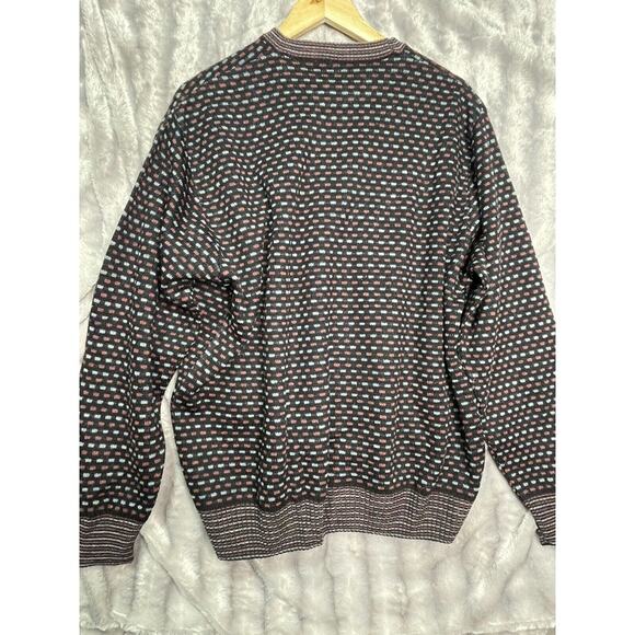 BEAU BRUMMEL MADE IN ITALY 40% WOOL KNIT SWEATER MEN'S SIZE XL / 54 - Picture 4 of 4